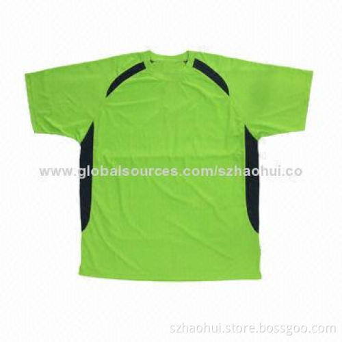 100% polyester mesh fabric T shirt